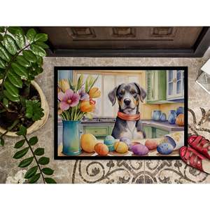 Nouveau design catahoula de Pâques paillasson intérieur extérieur antidérapant 18H X 27W tapis lavables à poils bas pour porte d'entrée - Product Image 3