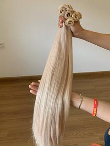 Venta al por mayor 100% cabello humano Remy virgen camboyano solo donante Super doble dibujado genio onda profunda suelta trama de piel rizada italiana - Product Image 2