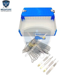 Kit chirurgical vétérinaire pour tissus mous, 24 pièces, instruments de chirurgie générale en acier inoxydable de qualité allemande pour les hôpitaux vétérinaires - Product Image 4