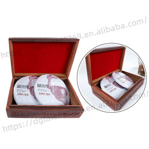 Boîte à bijoux en bois sculptée à la main, en bois de rose, avec couvercle floral peint, portable, pour emballage cadeau et décoration intérieure - Product Image 4