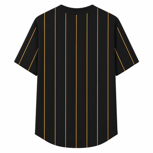 Camiseta personalizada de la hermandad NCBW con logotipo bordado en la parte delantera, color negro y dorado, manga corta, poliéster, para mujer, ropa griega. - Product Image 3