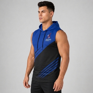 Sweat-shirts de sport imprimés personnalisés pour hommes, prix bas, vente en gros, avec service OEM - Product Image 3