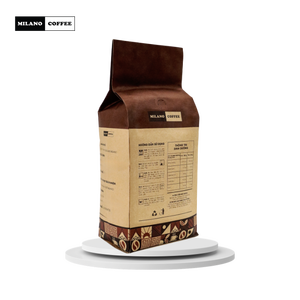 กาแฟมิลาน 1 กก. รสธรรมชาติ คั่วอ่อน อาราบิก้า โรบัสต้า เมล็ดกาแฟเต็มเมล็ด เหมาะสำหรับบด ใช้ทำเอสเพรสโซ ผู้ผลิต OEM จำหน่ายโดยตรง - Product Image 2