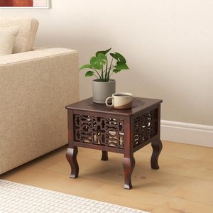 Exclusively Designed Wooden End <b>Table</b> | Coffee <b>Table</b> | Side <b>Table</b> |Small Wooden <b>Table</b> for Living Room & Bedroom Home <b>Decor</b> - Product Image 2