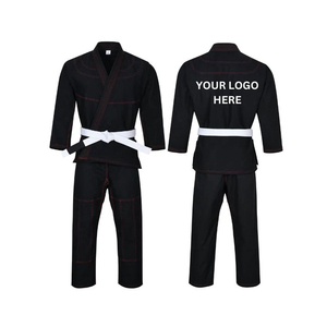 Pakistan Made High Quality Stretch Custom Front Breathable Quick Dry BJJ Gi Uniform-Customizable Polyester/Cotton Martial Arts - Product Image 1