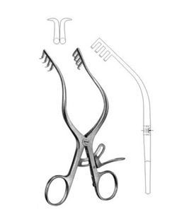Retractores Autoretenedores Mollison, Instrumentos Dentales Manuales de Acero Inoxidable, Instrumentos Vitra Modelo 03-5357, 3 Años de Garantía Quirúrgica - Product Image 1