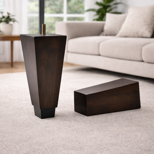 Patas de Muebles Cónicas de Madera, Cuadradas, de Repuesto para Sofá, Silla, Gabinete, Cama, Aparador, Armario - Product Image 4