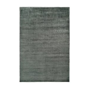Alfombra Tejida a Mano Color Verde Salvia Carbón, Alfombra Premium Tejida a Mano en Verde Gris, Alfombra Hecha a Mano con Textura Sólida - Product Image 1