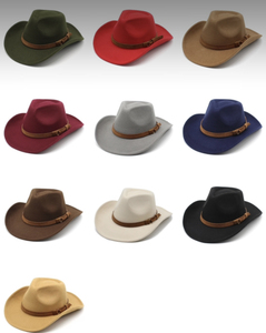 Chapeau de cowboy décontracté de haute qualité pour homme, style western, pour l'extérieur, avec bandes, pour l'escalade - Product Image 5