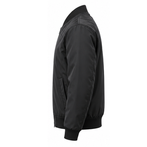 Blouson Bomber Homme Personnalisé Fabricant Grossiste OEM ODM Marque Privée Vêtement d'extérieur Léger Fournisseur en Gros Exportateur Poignets Côtelés - Product Image 3