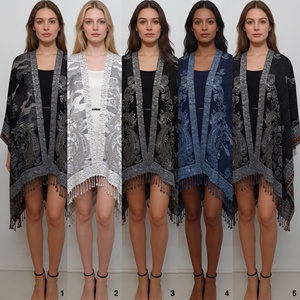 Pure wool jamawar <b>kaftan</b> with Swasrosvki Work - Product Image 6