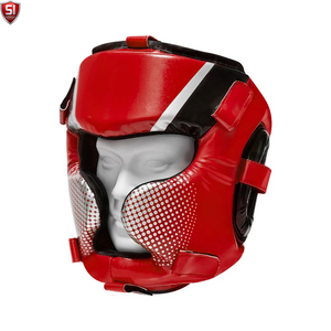 Casco de Boxeo de Cuero Genuino Premium, Protector de Cabeza para Entrenamiento, Sparring y Competencia, Personalizable, Transpirable, de Alta Calidad - Product Image 2