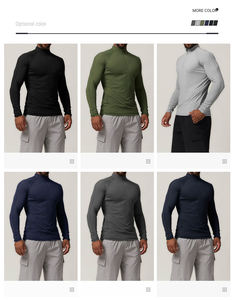 เสื้อฮู้ดซิป 1/4 คุณภาพสูง MOQ ต่ำ รับสกรีนโลโก้ เสื้อกีฬาแขนยาวน้ำหนักเบา ป้องกันรังสียูวี เหมาะสำหรับวิ่งและออกกำลังกาย - Product Image 4