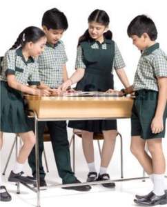 Conjunto de Uniforme Escolar para Niños y Niñas de Secundaria, Parte Superior e Inferior, con Logotipo Personalizado - Product Image 4