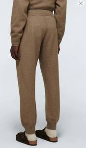 <b>Men's</b> Wool Knitted Sweatpants <b>Elastic</b> Waist Drawstring Casual Autumn Joggers Midweight Plain Dyed <b>Men</b> Jogger <b>Trouser</b> For sale - Product Image 3
