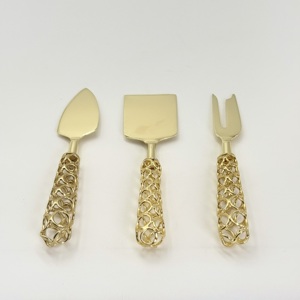 Premium Quality Stainless Steel Gold Plated <b>Cheese</b> <b>Set</b> With Resin Handle Cutting Tool Kitchenware Tableware <b>Cheese</b> Tools <b>Set</b> - Product Image 4