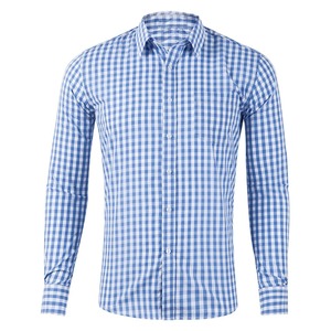 <b>Men's</b> <b>Long</b> <b>Sleeve</b> Plaid <b>Shirt</b> Pink <b>White</b> Checkered Casual Yarn Dyed Button Cuff Top Classic <b>Men</b> Business Office <b>Shirt</b> Formal fit - Product Image 4