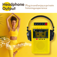 ELETREE ODM/OEM Vente en gros Personnalisé Enregistreur et Lecteur de Cassettes Portable avec Microphone Intégré et Haut-parleur Cassette Shoebox