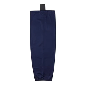 Navy Blue Knee High <b>Leg</b> <b>Warmers</b> Solid Color Knitted Regular Style Unisex Sports Socks - Product Image 2
