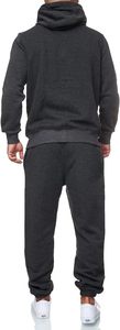 Polyester Spandex Tracksuit <b>Men</b> <b>Slim</b> <b>Fit</b> Zipper Hoodie <b>Joggers</b> Breathable Fabric Custom Heat Transfer Printing - Product Image 4