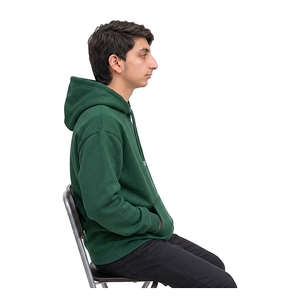 Sudadera con capucha personalizada de algodón, estilo streetwear, de gran tamaño, con etiqueta privada para marcas de ropa y minoristas. - Product Image 4