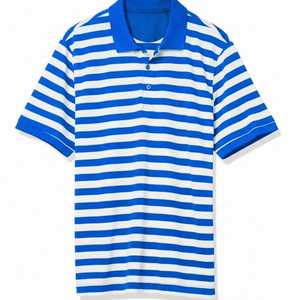 เสื้อเชิ้ตผู้ชายสีน้ำเงินเข้มแบบวินเทจ  ผ้าแคนวาส 220 กรัม  ผ้าโพลีเอสเตอร์/คอตตอน ระบายอากาศได้ดี  แขนสั้น  โลโก้ด้านหน้า  แบบเรียบสีพื้น - Product Image 1