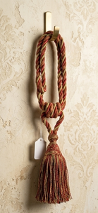 Traditional <b>Curtain</b> Tiebacks with Tassels for Elegant Window Decor - Product Image 2