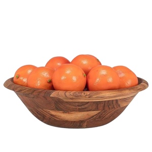 Frutero Decorativo Hecho a Mano, Tazones para Ensalada de Acacia, Accesorios de Decoración de Mesa Estilo Japonés, Tazón para Servir a Precio Económico - Product Image 1