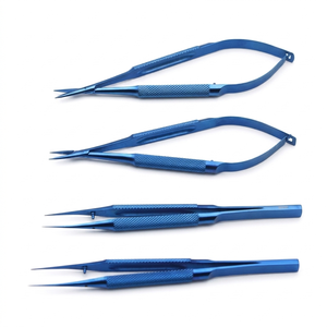 Premium Quality Ophthalmic Microsurgical Instrument Set Blue <b>Titanium</b> Coated CE Approved - Product Image 4