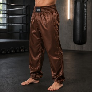 Kick Boxing Trouser Premium Quick Dry Sportswear Featuring Breathable Fabric And Comfortable Fit For Professional <b>Athletes</b> - Product Image 4