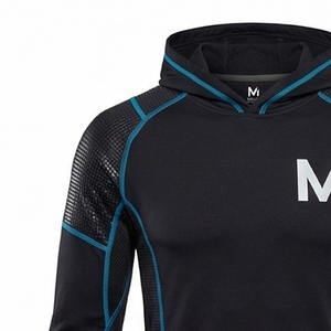 Conjunto Deportivo de Verano para Hombre, Marca Privada de Fábrica OEM, Sudadera con Capucha de Felpa, Pantalones Deportivos, Corte Ajustado, Transpirable, de Secado Rápido - Product Image 2