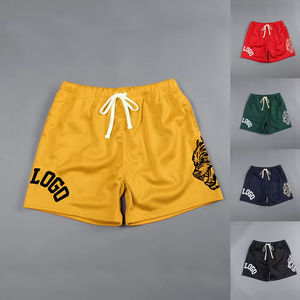 Shorts pour hommes de style streetwear en polyester sublimé de qualité supérieure OEM avec poches, grande taille, séchage rapide, en toile, à bon prix - Product Image 5