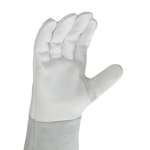 Gants de soudage OEM ODM en cuir de qualité supérieure, protection thermique, paume renforcée, sécurité industrielle, fourniture directe d'usine - Product Image 3