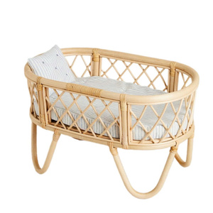 Cunas de Ratán para Bebés, Cuna de Bebé con el Mejor Diseño, Ropa de Cama para Cuna de Bebé en Material de Ratán - Product Image 1