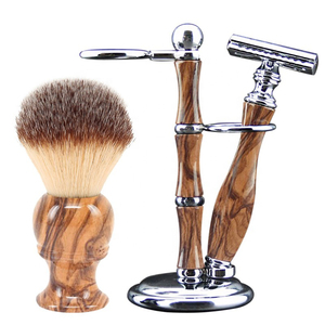Brocha de Afeitar de Pelo de Texugo Silvertip con Mango de Madera Modelo SE-1629 con Logotipo Personalizado - Product Image 2