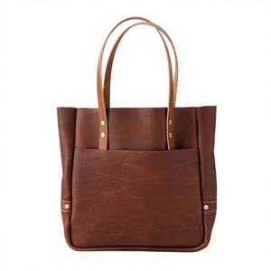 Sacs à main décontractés pour femmes de style traditionnel, légers, en cuir véritable, doux, imperméables, écologiques, grande capacité - Product Image 1