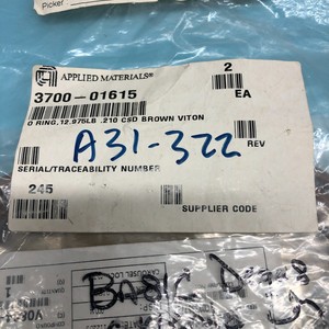 2 AMAT 3700-01615 O-RING, 12.975LB .210 CSD - Equipo y piezas de semiconductores de confianza de Trusted Global Legacy - Product Image 6