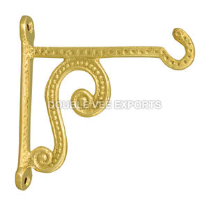 Support en laiton massif pour bougies à huile |   Support mural pour lampe à huile - DOUBLE VEE EXPORTS - Product Image 2