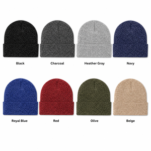 MEGAMAPLE Bonnet Unisexe Adulte Taille Personnalisable Fibres Acryliques Couleur Unie Coupe-Vent Chaud Décontracté Affaires Cyclisme - Product Image 5