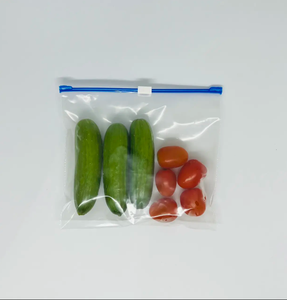 Bolsas de Plástico de Polietileno Personalizadas, Ecológicas, Duraderas, Reutilizables, con Doble Cierre, Transparentes, para Almacenamiento de Alimentos en el Congelador - Product Image 5