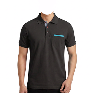 Camisa Personalizada para Hombre, 100% Algodón Piqué, Logotipo Estampado en la Parte Delantera, Cuello Abotonado, Manga Corta, Informal, Transpirable, Tejido de Punto, 180g - Product Image 1