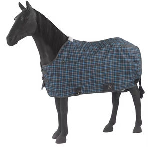 Couverture pour chevaux personnalisée en polyester imperméable toutes saisons, intérieur/extérieur, avec doublure en nylon, légère, pour l'équitation - Product Image 4