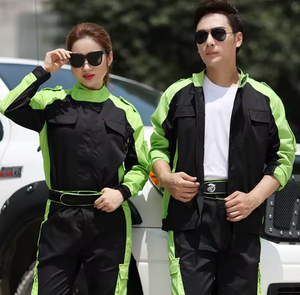 Conjunto de Ropa de Trabajo Unisex de Manga Larga para Ingenieros - Chaqueta de Mecánico y Pantalones de Trabajo, Uniforme para Trabajadores de Mantenimiento, Construcción e Industria - Product Image 3