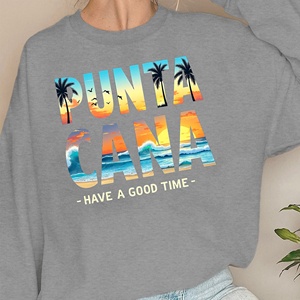 <span class=keywords><strong>Cana</strong></span> tip Punta Punta <span class=keywords><strong>Cana</strong></span> scene <span class=keywords><strong>da</strong></span> spiaggia felpe <span class=keywords><strong>da</strong></span> donna - Product Image 3
