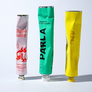 Tubes cosmétiques souples en aluminium laminé de 50 ml, 75 ml, 100 ml avec bouchon PP <span class=keywords><strong>hexagonal</strong></span> pour dentifrice - Product Image 4