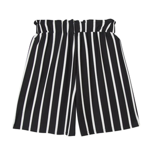 Women's Summer Gray Cotton Shorts Women <b>Elastic</b> Casual Knit Drawstring Sweat Shorts Female High Waist Shorts Woman - Product Image 2