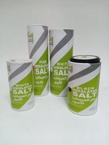 Envases ecológicos de tubos de papel kraft para saleros, cajas cilíndricas de cartón, tubos redondos de papel para alimentos con impresión personalizada. - Product Image 4