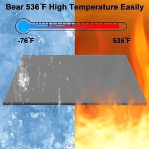 Tapis de presse à chaud en silicone gris de 0,3 mm d'épaisseur, remplacement de qualité supérieure pour toutes les machines de transfert thermique - Product Image 2