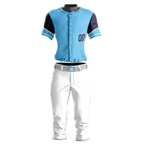 Tenue de baseball personnalisée avec logo, manches courtes, légère, confortable, respirante, vêtements de sport, tailles plus, GameGazer - Product Image 1