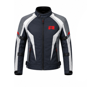 Chaqueta protectora de verano para motocicleta de marca privada, la más vendida, para turismo, resistente al viento, estampada e impermeable, en venta. - Product Image 4